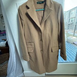 Ralph Lauren Women's Camel Trench Coat